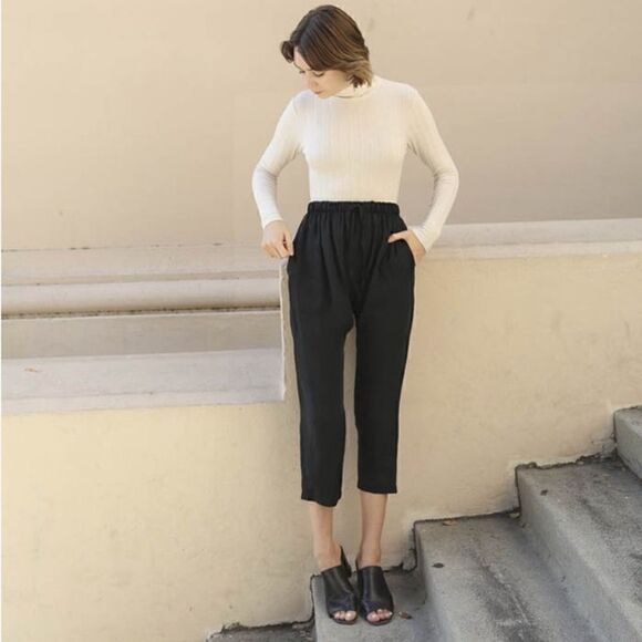 🇨🇦NWT Priory Judd Pants Navy - Picture 2 of 13